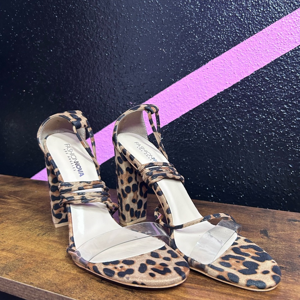 Fashion Nova Leopard Print Heels